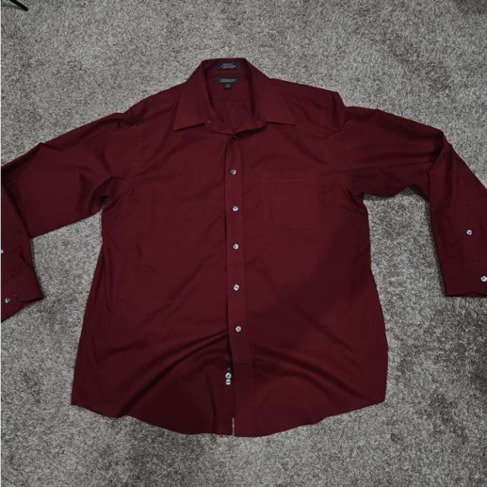 Croft & Barrow Deep Red Dress Shirt